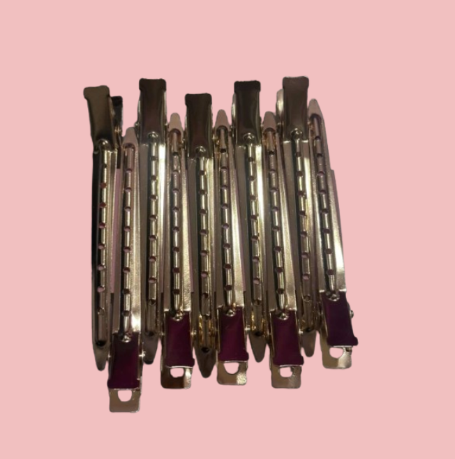 Aluminum Clips set of 10 Gold