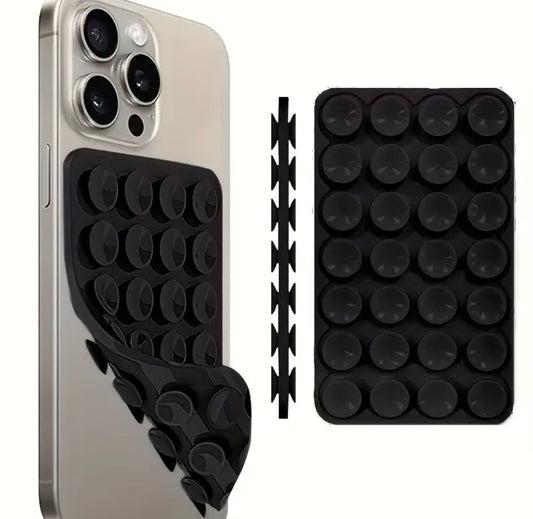 Phone suction grip