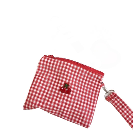 Cherry Zipper Pouch