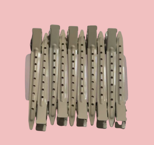 Aluminum Clips set of 10 Off White