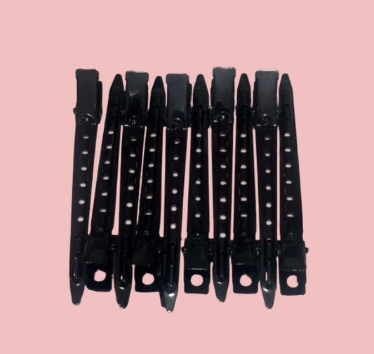 Aluminum Clips set of 10 Black